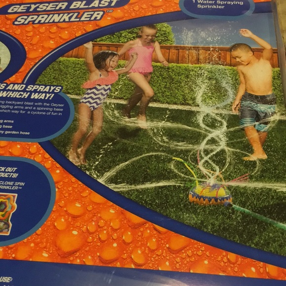 Banzai Swim Geyser Blast Sprinkler Wacky Water Wiggles New Poshmark